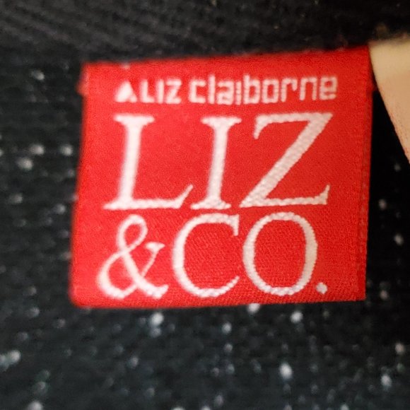 Liz & Co Black & White Cardigan L - Picture 4 of 5